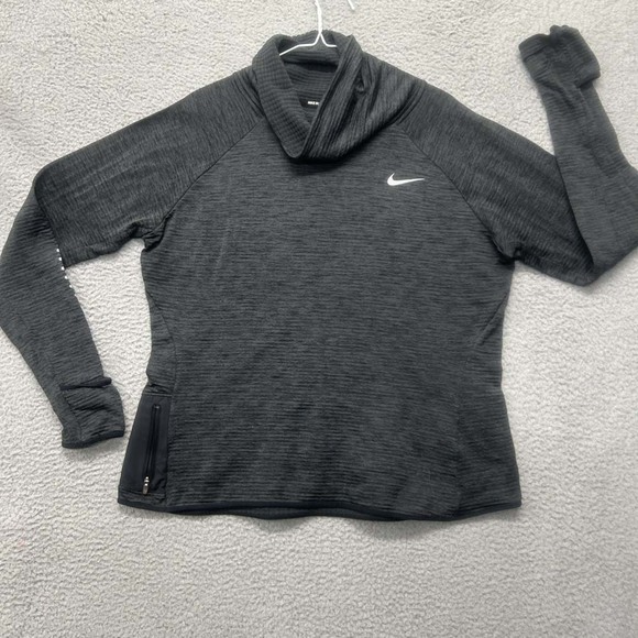 Nike Sweatshirt Sweater Womens Xtra Large Nike Running Dri-Fit Cowl Reflective - Picture 1 of 6